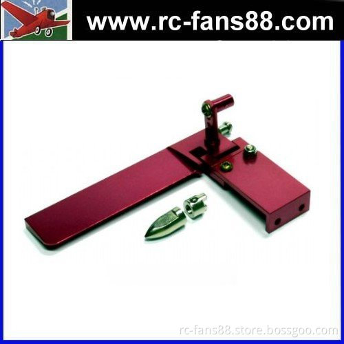 RC Ship 95mm Red Aluminium Cooling Boat Rudder